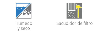 Características del equipo VAC 20 S